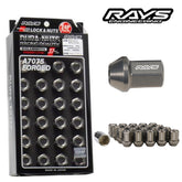[24pc] RAYS DURA-Lock&Lug Nut 19HEX L37 for 6H / 4Colors / Genuine OEM