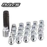 [20pc] RAYS Lock&Lug Nut 17HEX L31 for 5H / 2Colors / OEM Genuine