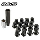 [20pc] RAYS Lock&Lug Nut 17HEX L31 for 5H / 2Colors / OEM Genuine