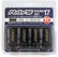 [4pc] RAYS RACING Lug Nut (CLOSED END MEDIUM) RN-C 17HEX L48 Black / Genuine OEM