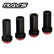[4pc] RAYS RACING Lug Nut 17HEX L48 12X1.25 Red/Black / Genuine OEM