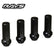 [4pc] RAYS RACING Lug Nut 17HEX L58 LONG Black / Genuine OEM