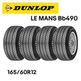 DUNLOP LE MANS Bb490 165/60R12 for Kei truck mini tires [Set of 4]