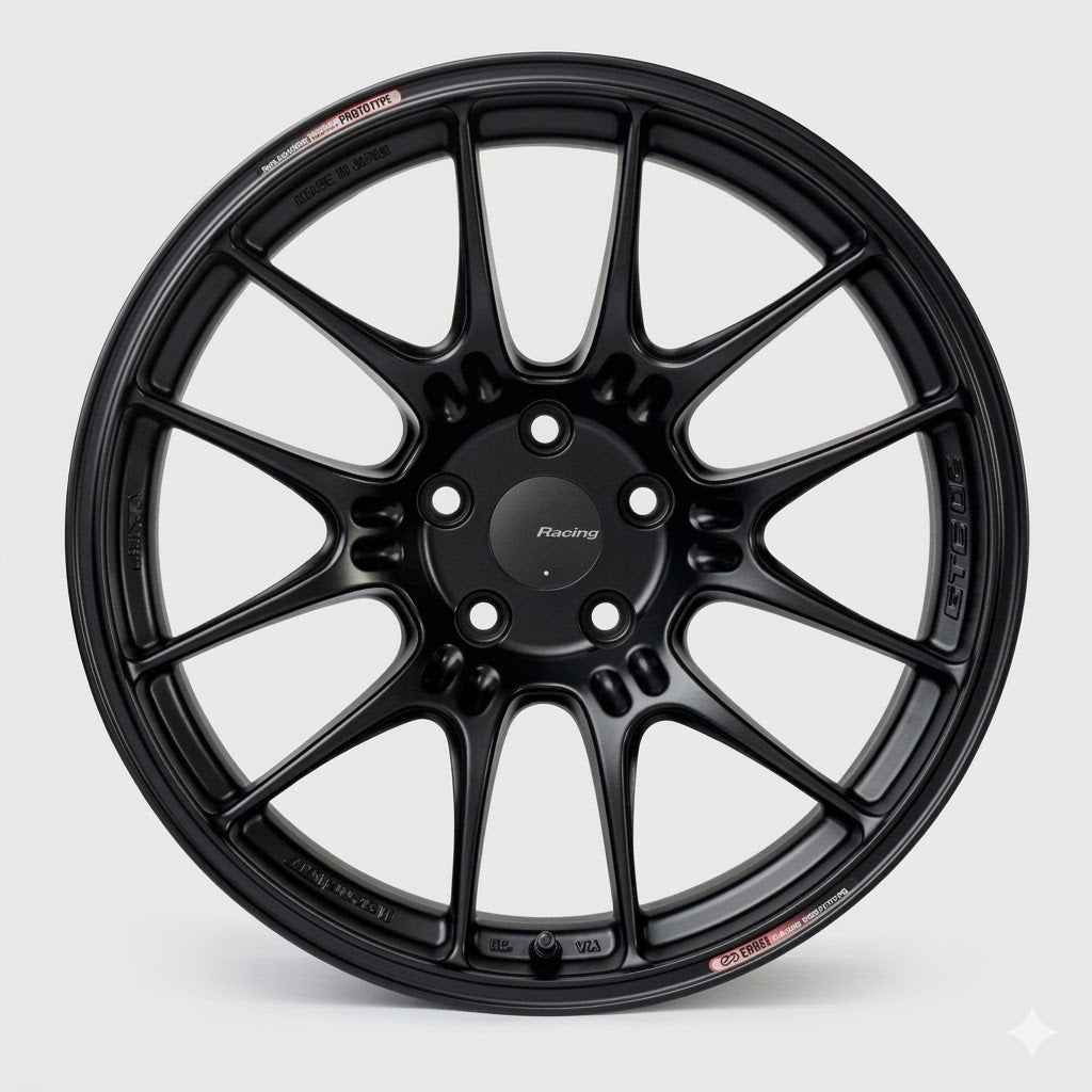 ENKEI GTC02 17x7.5J +35 5x100 Matte Black [1pc]