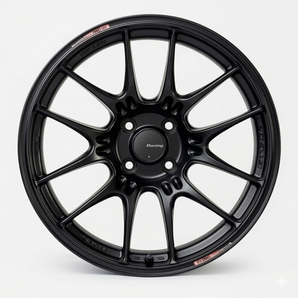 ENKEI GTC02 17x7.5J +35 4x100 Matte Black [1pc]