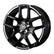 WEDS MUDVANCE 04 Wheels 17x7.0J+45 5x114.3 Black Polish [1pc]