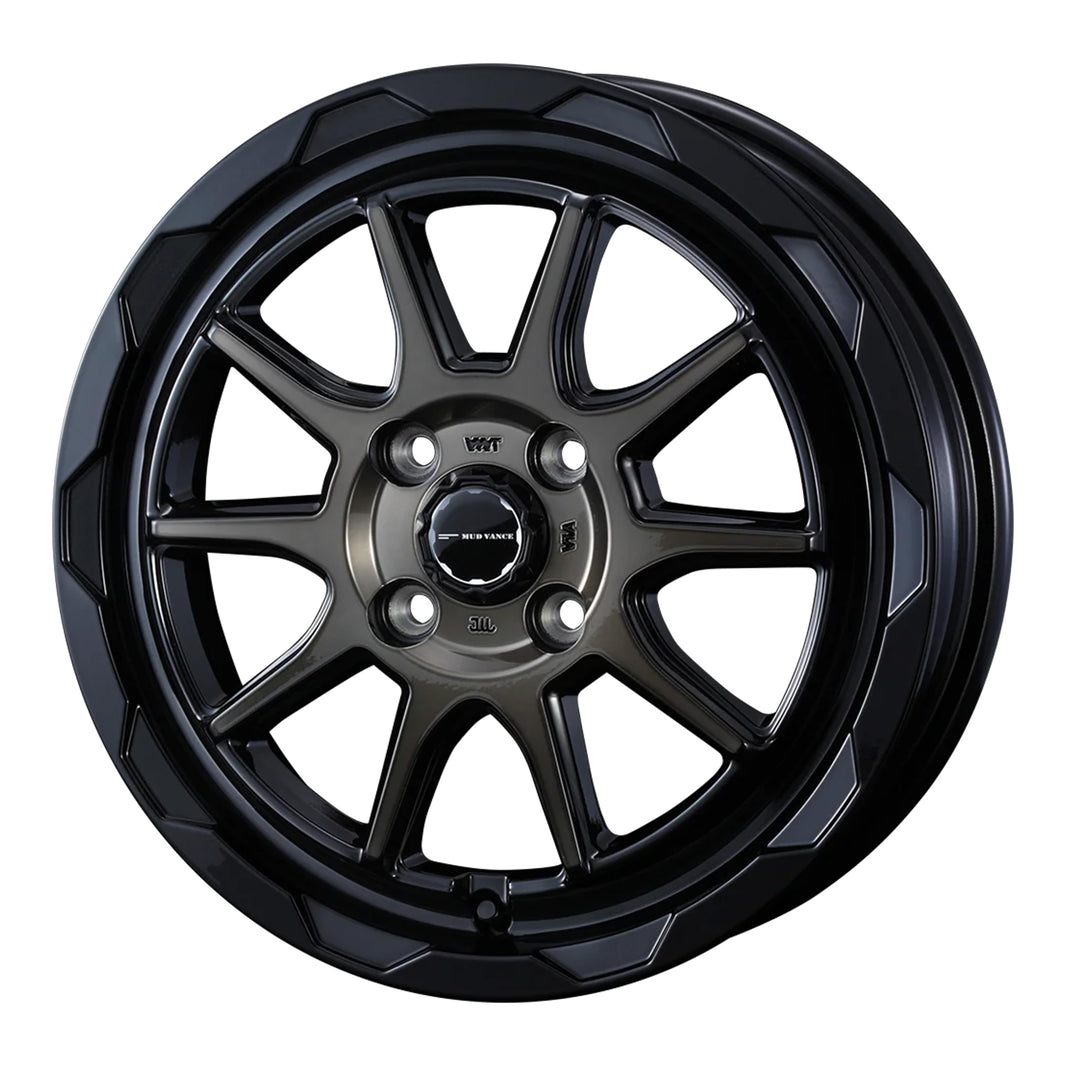 WEDS MUDVANCE 06 Wheels 15x4.5J+45 4x100 Black polish Bronze-Clear [1pc]