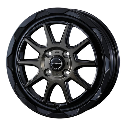 WEDS MUDVANCE 06 Wheels 15x4.5J+45 4x100 Black polish Bronze-Clear [1pc]