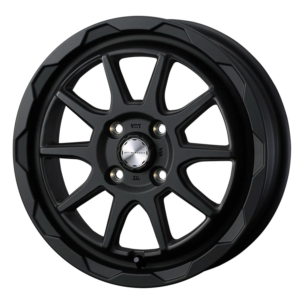 WEDS MUDVANCE 06 Wheels 15x4.5J+45 4x100 Full Mat Black [1pc]