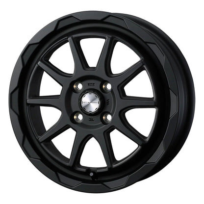 WEDS MUDVANCE 06 Wheels 15x4.5J+45 4x100 Full Mat Black [1pc]