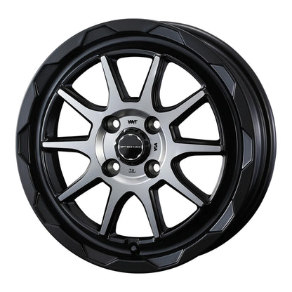 WEDS MUDVANCE 06 Wheels 15x4.5J+45 4x100 Mat Black Polish [1pc]