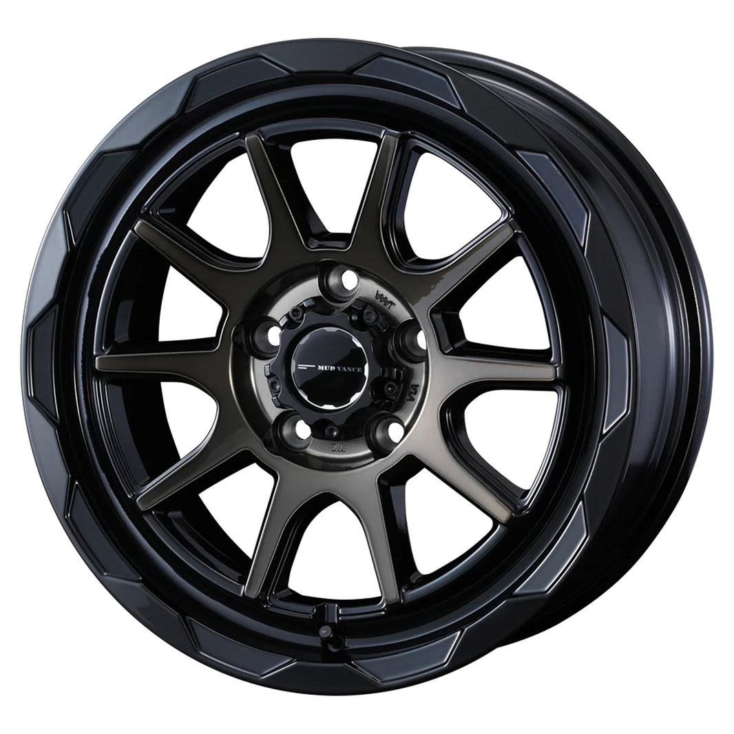 WEDS MUDVANCE 06 Wheels 16x7.0J+38 5x114.3 Black polish Bronze-Clear [1pc]