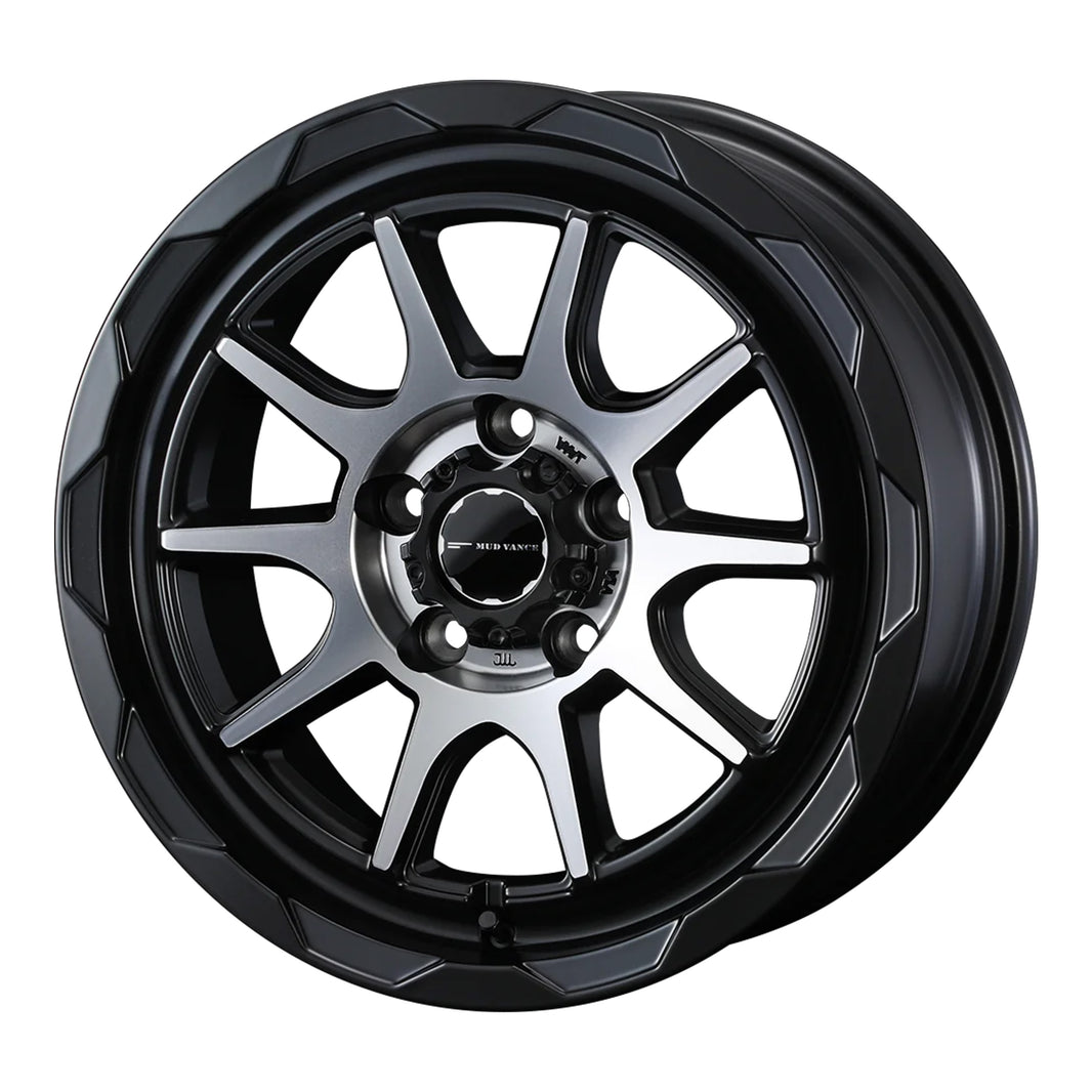 WEDS MUDVANCE 06 Wheels 16x6.0J-5 5x139.7 Mat Black Polish [1pc]