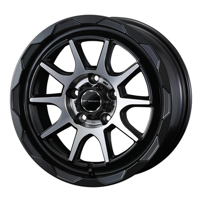 WEDS MUDVANCE 06 Wheels 16x6.0J-5 5x139.7 Mat Black Polish [1pc]