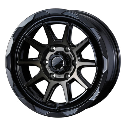 WEDS MUDVANCE 06 Wheels 18x8.5J+50 6x139.7 Black polish Bronze-Clear [1pc]