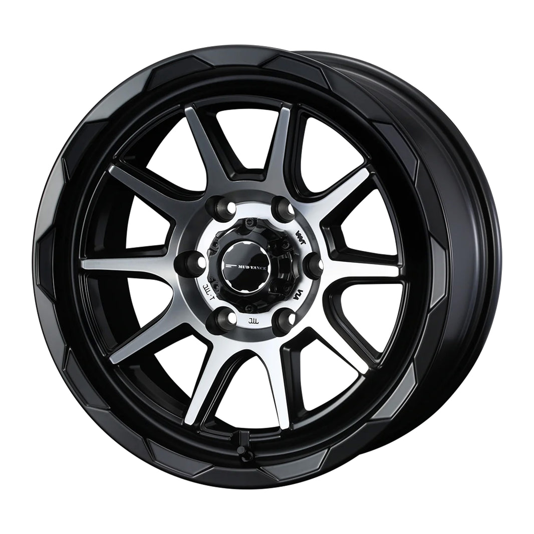 WEDS MUDVANCE 06 Wheels 18x8.5J+50 6x139.7 Mat Black Polish [1pc]