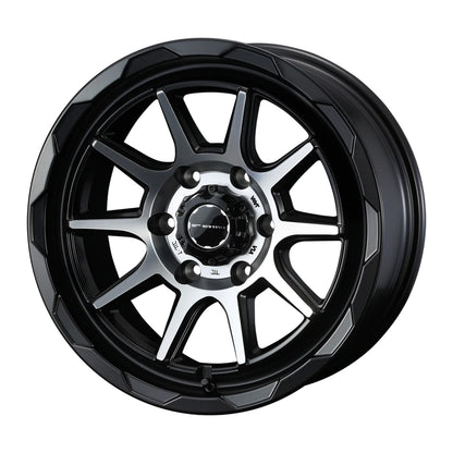 WEDS MUDVANCE 06 Wheels 18x8.5J+50 6x139.7 Mat Black Polish [1pc]