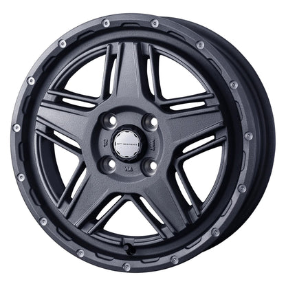 WEDS MUDVANCE 07 Wheels 15x4.5J+45 4x100 Flint Gray [1pc]