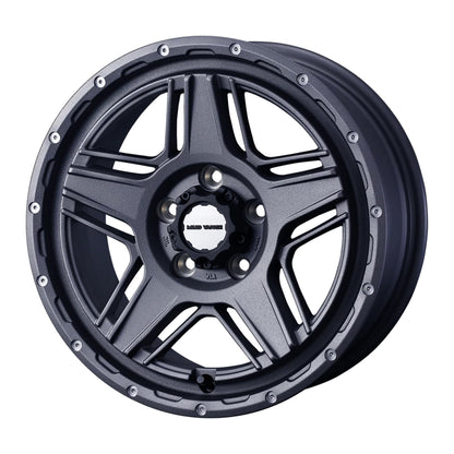 WEDS MUDVANCE 07 Wheels 17x7.0J+40 5x114.3 Flint Gray [1pc]