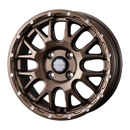 WEDS MUDVANCE 08 Wheels 15x4.5J+45 4x100 Mat Bronze [1pc]