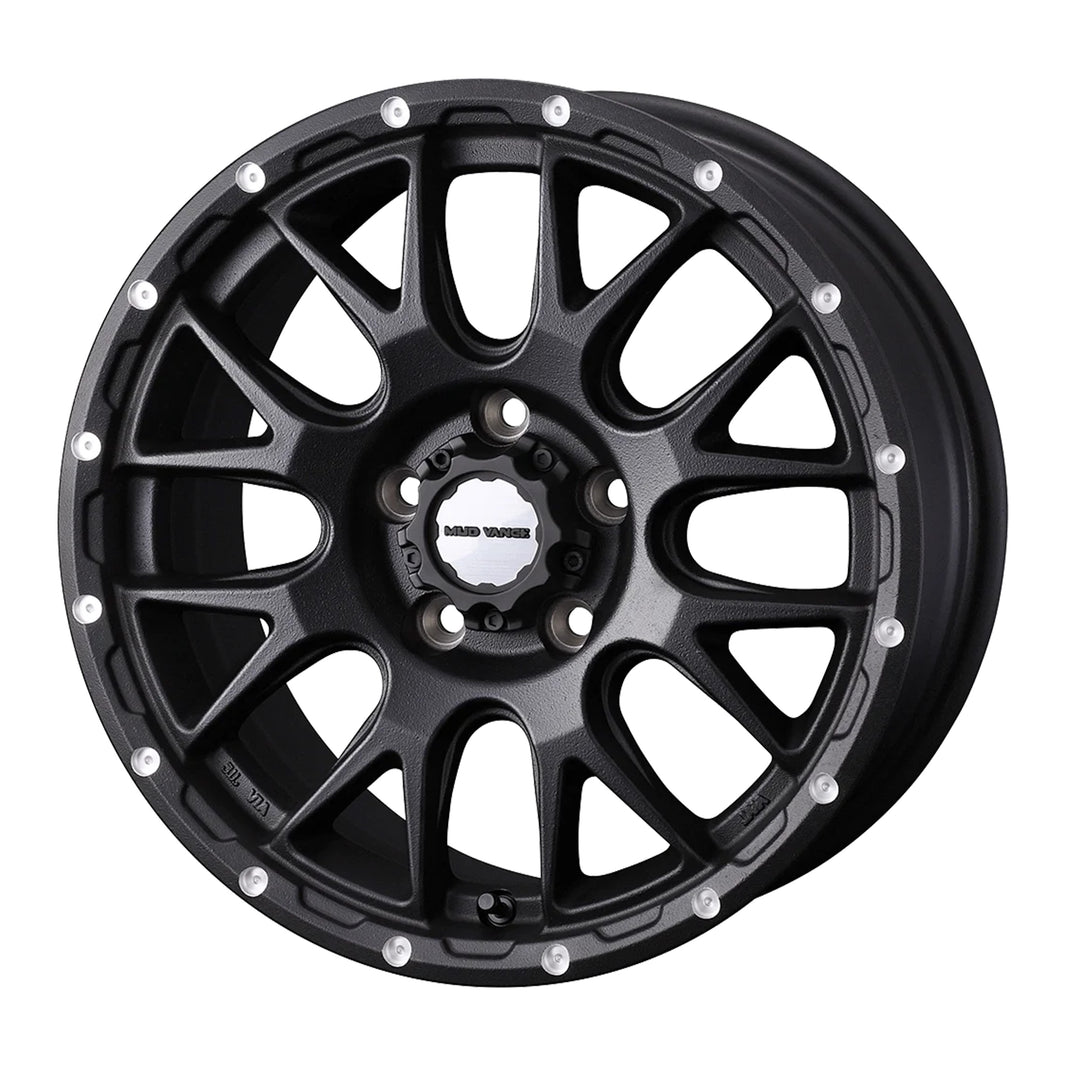 WEDS MUDVANCE 08 Wheels 18x7.5J+35 5x114.3 Flint Black [1pc]