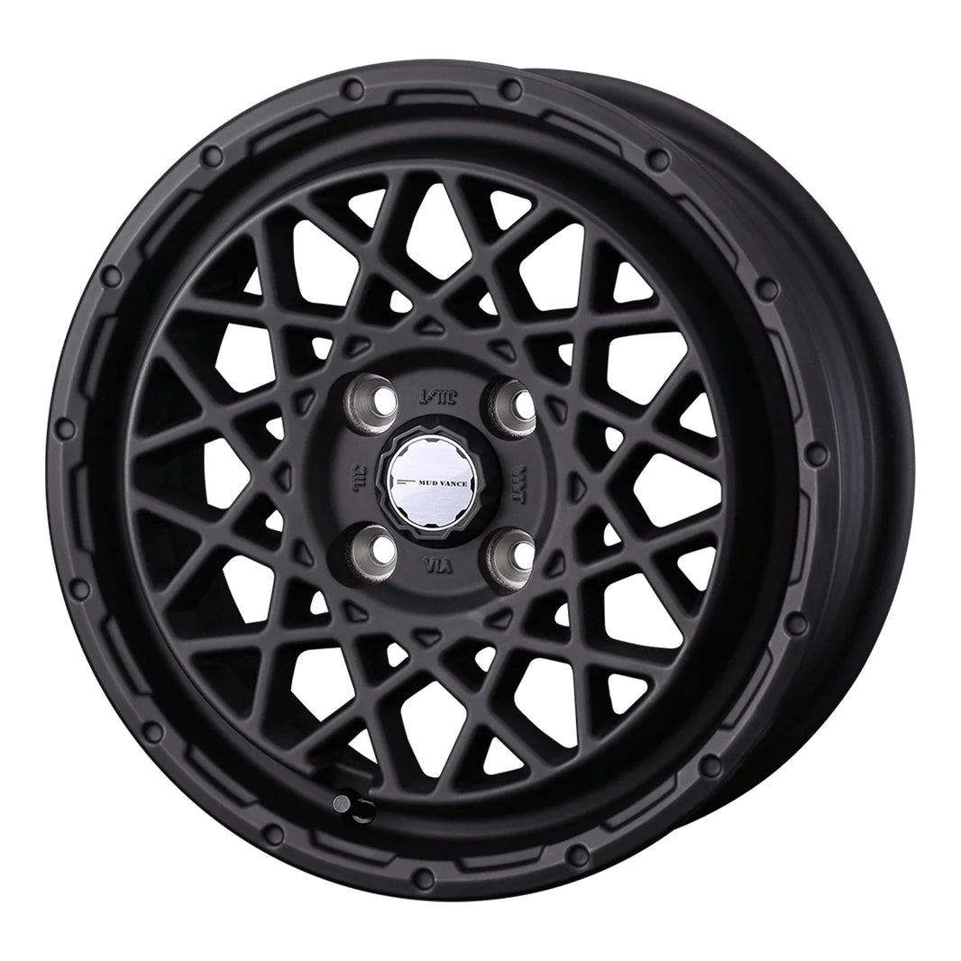 WEDS MUDVANCE 09 Wheels 15x4.5J+45 4x100 Full Mat Black [1pc]