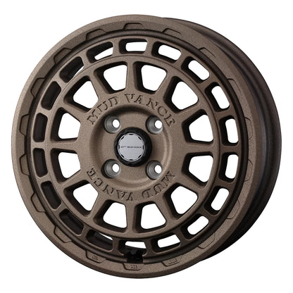 WEDS MUDVANCE X TYPE F Wheels 15x4.5J+45 4x100 Flint Bronze [1pc]