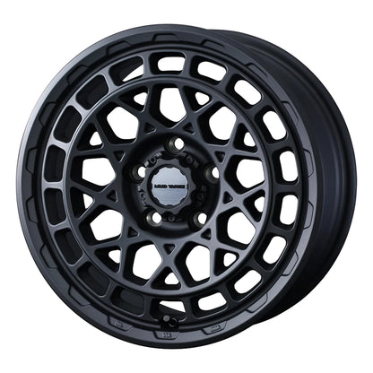 WEDS MUDVANCE X TYPE M Wheels 17x7.0J+38 5x114.3 Full Mat Black [1pc]