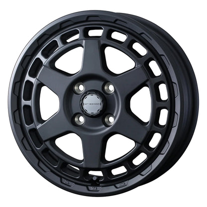 WEDS MUDVANCE X TYPE S Wheels 12x4.00B+40 4x100 Full Mat Black [1pc]