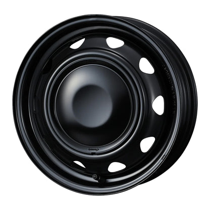 WEDS NEOCARROW Wheels 12x3.50B+34 4x100 Matte Black / Matte Black Cap [1pc]
