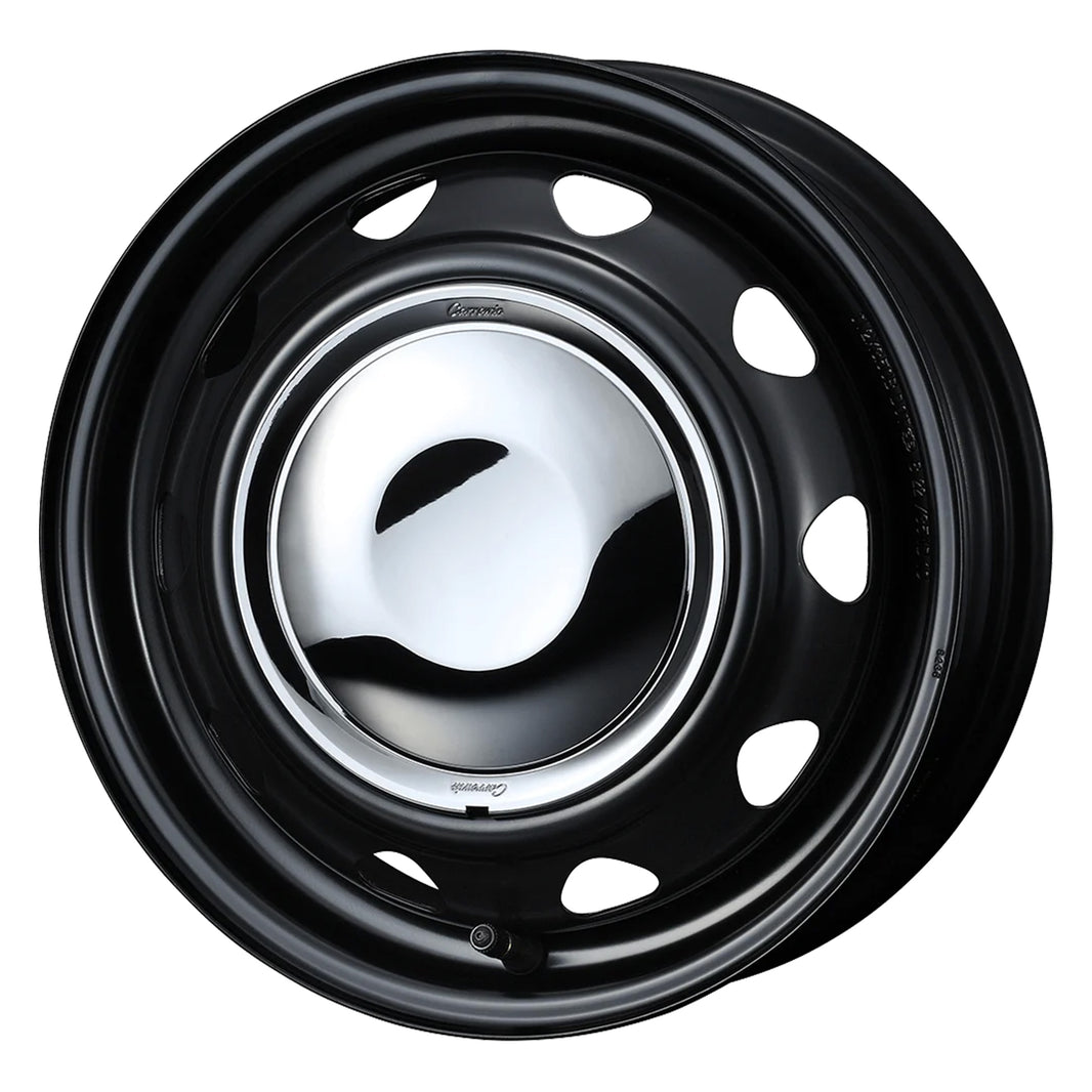 WEDS NEOCARROW Wheels 12x3.50B+34 4x100 Matte Black / Chrome Cap [1pc]