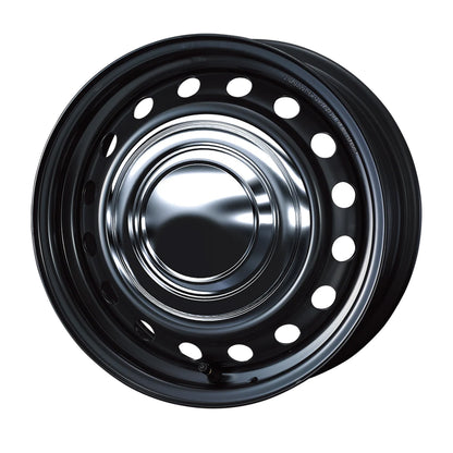 WEDS NEOCARROW Wheels 15x6.0J+35 6x139.7 Matte Black / Chrome Cap [1pc]