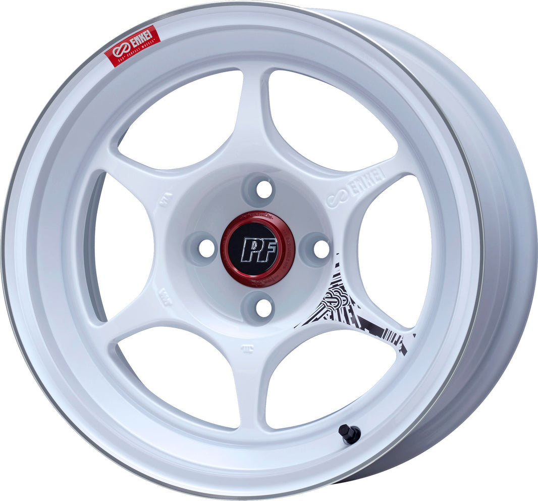 ENKEI PF06 15x8.0J +25 4x100 Machining White [1pc]