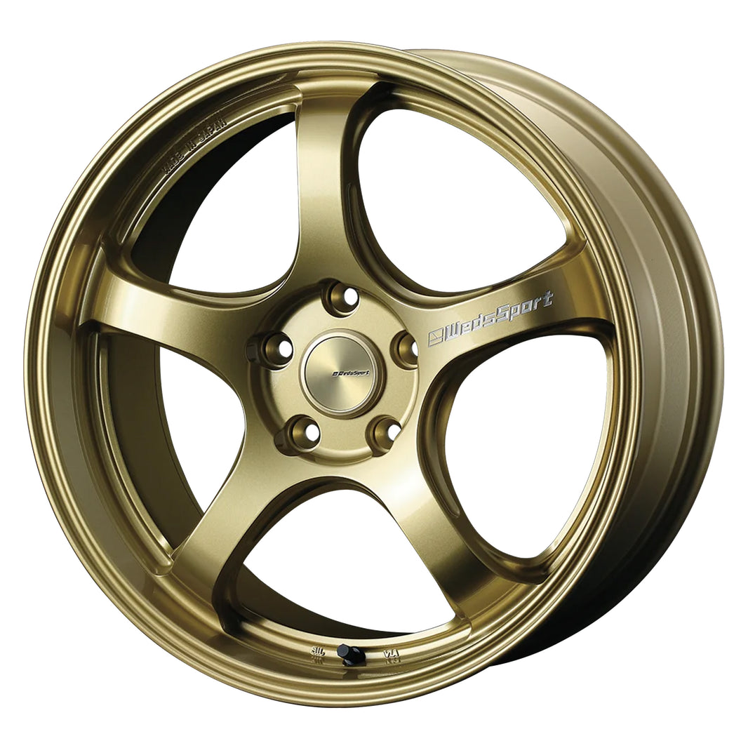 WEDS WEDSSPORT RN05M Wheels 18x8.5J+52 5x114.3 Gold [1pc]