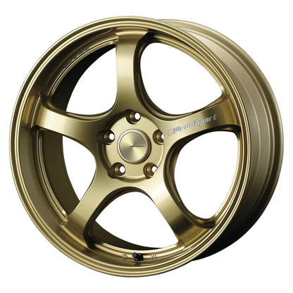 WEDS WEDSSPORT RN05M Wheels 18x7.5J+45 5x114.3 Gold [1pc]