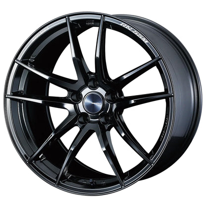 WEDS WEDSSPORT RN55M Wheels 19x8.0J+45 5x114.3 Gloss Black [1pc]