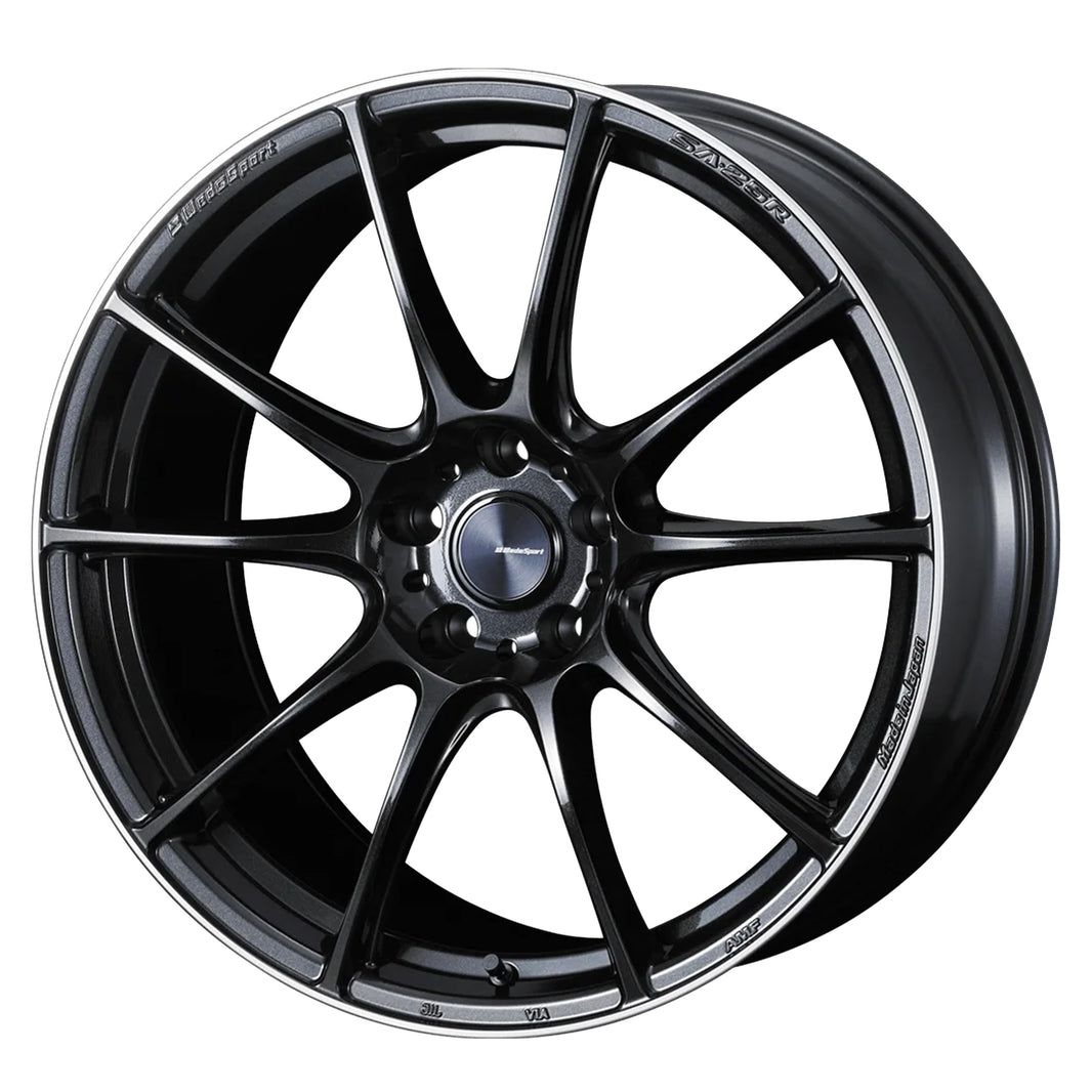 WEDS WEDSSPORT SA25R Wheels 19x8.5J+45 5x112 Metal Black/F [1pc]