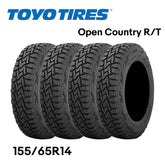 TOYO Open Country R/T 155/65R14 for Kei truck mini tires [Set of 4]