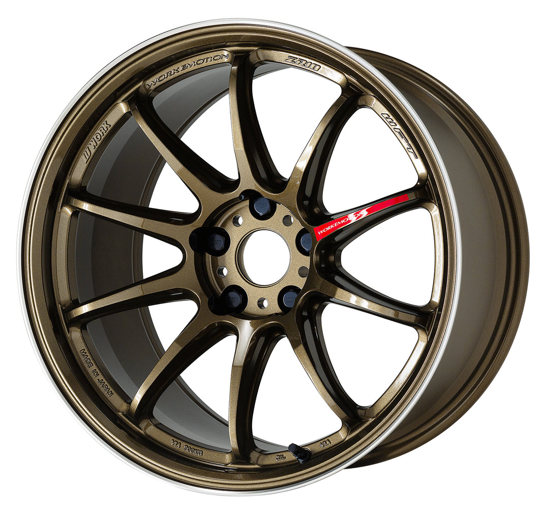 WORK EMOTION ZR10 18x10.5J+12 5x100 TitaniumDiamond(HGLC) [1pc]