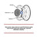 ENKEI Wheel Centric Hub Ring / Heat Resistant Resin / OD : 73mm Genuine Parts OEM [1Set]