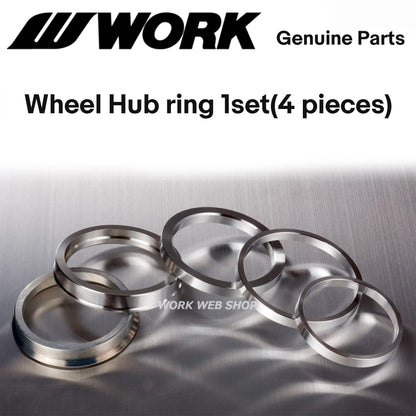 WORK Wheel Centric Hub Ring for PCD 114.3 / OD:73mm [4pc]