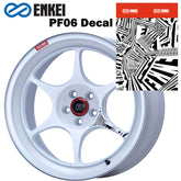 [Set of 4pcs] ENKEI Genuine Rim Stickers Decal for PF06