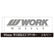 WORK Logo Small Sticker Decal 90mm / 6 Colors
