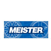Genuine [MEISTER] Logo Sticker Decal W183×H70mm Blue