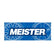 Genuine [MEISTER] Logo Sticker Decal W183×H70mm Blue