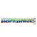 WORK WHEELS Hologram Sticker Decal 2LINE 510mm/410mm/310mm / 2 Colors