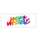 Genuine [WORK WHEELS] Logo Sticker Decal W183×H70mm Drops
