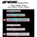 WORK WHEELS Hologram Sticker Decal 2LINE 510mm/410mm/310mm / 2 Colors